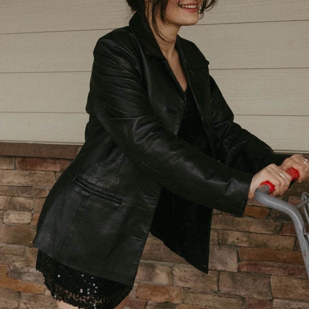 90s Leather Jacket